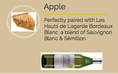 organic wine & pie pairings