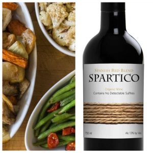 Spartico organic Thanksgiving wines