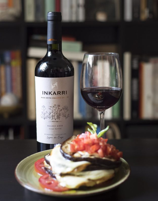 Malbec with Eggplant Cropped Wines of Argentina
