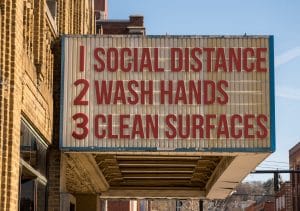 Safe Socially Distant Gatherings Billboard